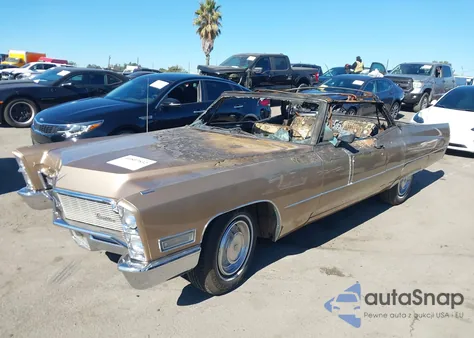 1968 Cadillac Deville from USA, damaged, VIN F8232777